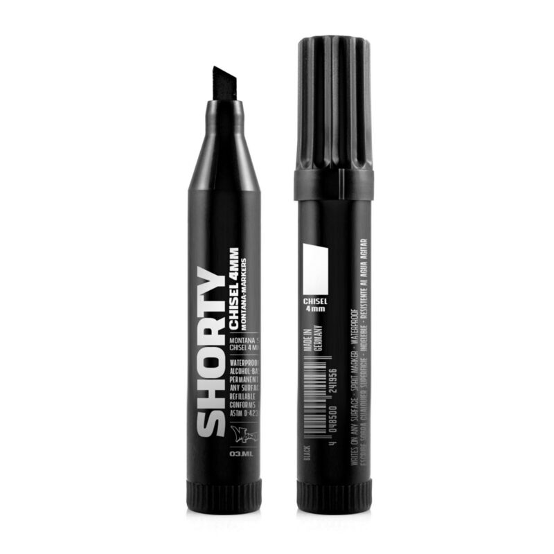 Montana Shorty Marker 4mm - Čierna