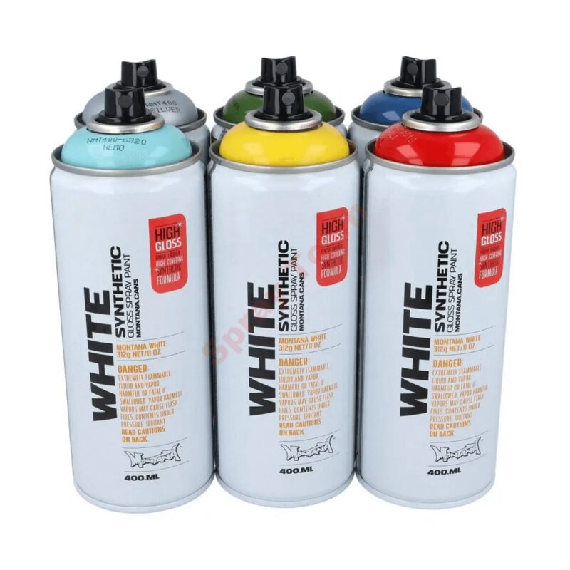 6x Montana White 400ml (Magic Box- farby vyberáme my)